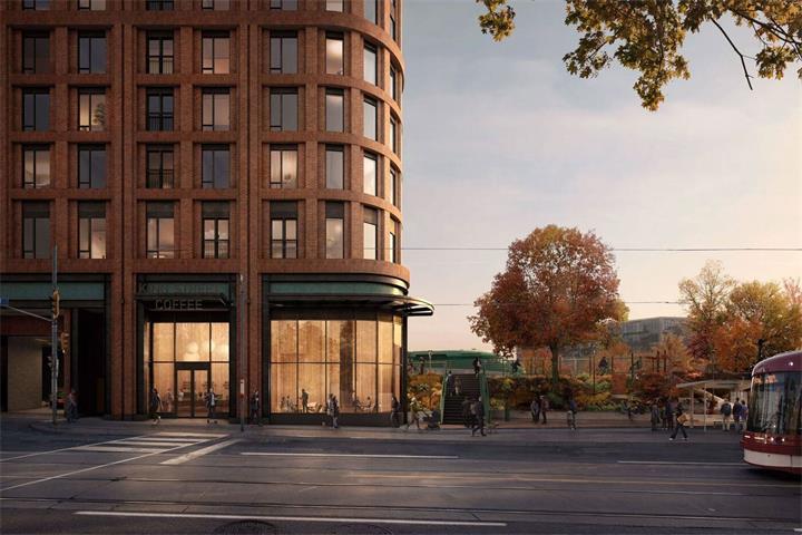 多伦多国王西街出现“熨斗大楼”：楔形设计打破城市塔楼千篇一律格局1