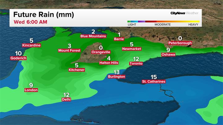 周二早高峰期间,大多伦多地区部分地区将迎来冻雨和冰粒天气2