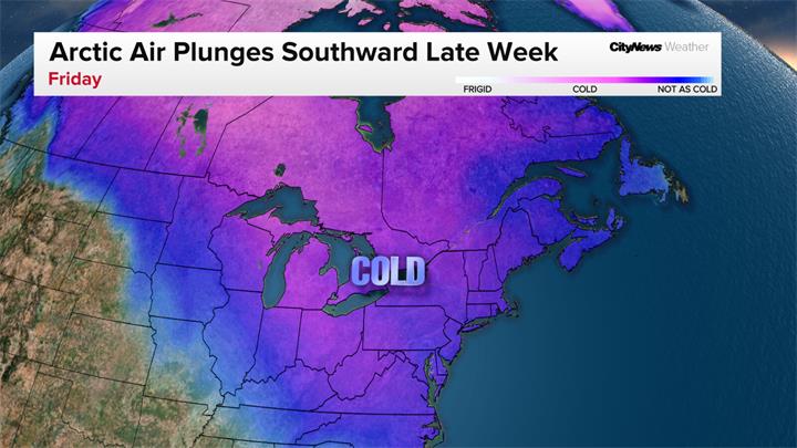 多伦多将迎今冬最寒冷时段之一，周末体感温度或降至零下30℃2