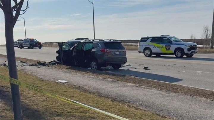 万锦发生严重车祸 4人受伤 2人生命垂危1