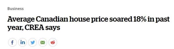 最大涨幅！加拿大这个城市的房价涨幅创2017年以来最快增长！5