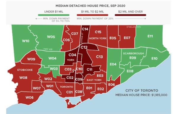 仅剩9个!多伦多中位价不足百万的独立屋仅剩这些社区5 仅剩9个!多伦多中位价不足百万的独立屋仅剩这些社区5