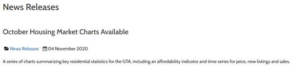 TRREB权威发布！10月大多地区房产成交量飙升25%4