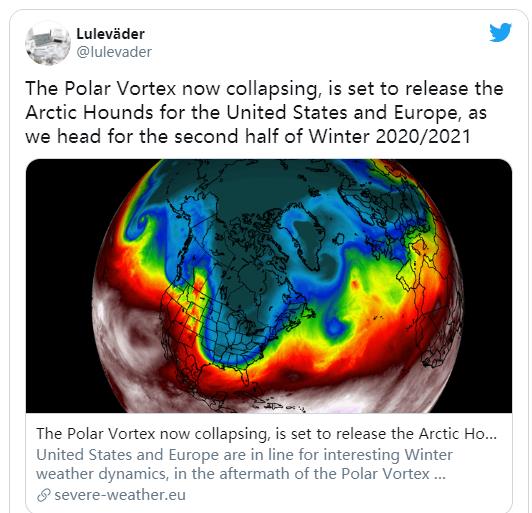 极地涡旋要来啦！多伦多将迎来刺骨严寒！2