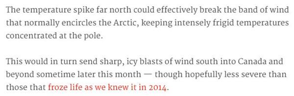 极地涡旋要来啦！多伦多将迎来刺骨严寒！3