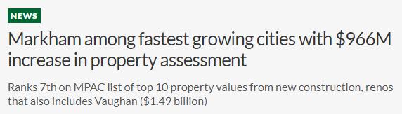 安省房地产价值增加370亿加元！万锦成为加拿大物业增值最快城市之一2
