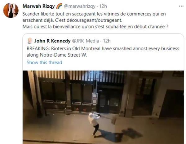 打砸抢烧！反宵禁要自由！蒙特利尔反宵禁抗议暴乱升级始末9