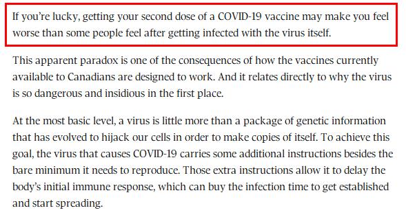 加拿大疫苗只适合西人？为什么华人接种第二剂新冠疫苗反应超级强烈？3