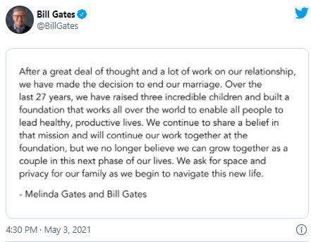 亿万富翁人设崩塌！女儿豪华婚礼后比尔·盖茨又曝出大料！5