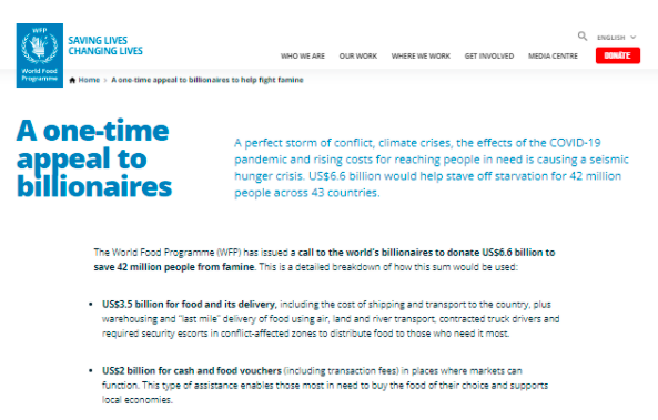 马斯克摊上事儿了！世粮署公布全球饥荒计划明细4