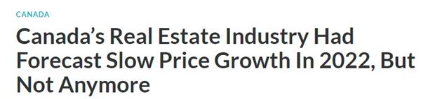 上涨 8%！专家预测2022年加拿大房地产价格将继续增长3