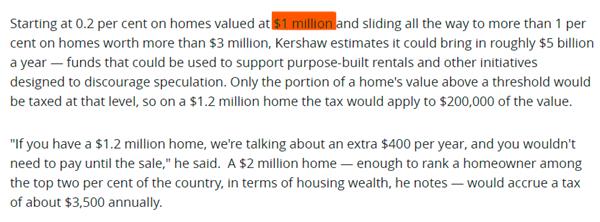 业主怒了!对价值100万以上的房屋征税能否解决加拿大住房危机?4 业主怒了!对价值100万以上的房屋征税能否解决加拿大住房危机?4