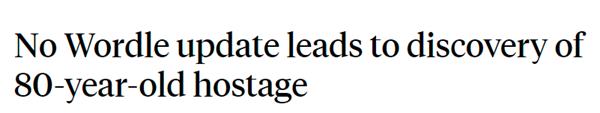 填字游戏Wordle超级火爆！竟然挽救了美国80岁的人质老太2