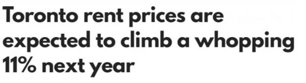 疯了！3平米公寓阳台租金$650！加拿大房屋租金飙升各省租金大排名2