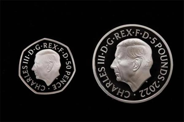 英国皇家铸币厂推出第一枚以国王查理三世为背景的硬币1