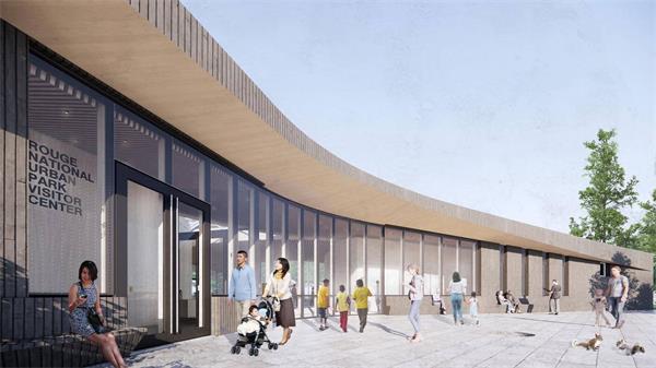 多伦多红河国家城市公园将建设大型游客接待中心1 多伦多红河国家城市公园将建设大型游客接待中心1