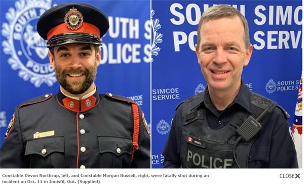 安省 Innisfil 镇发生枪击事件,两名警官和嫌疑人死亡1 安省 Innisfil 镇发生枪击事件,两名警官和嫌疑人死亡1
