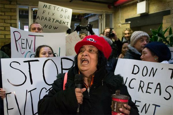 抗议租金上涨，又一栋大楼开始罢付租金1