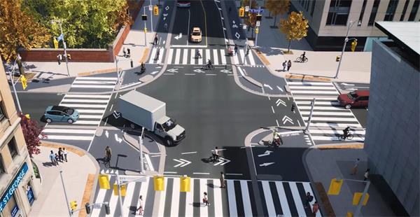 多伦多即将建立一种不同于以往的新型十字路口1