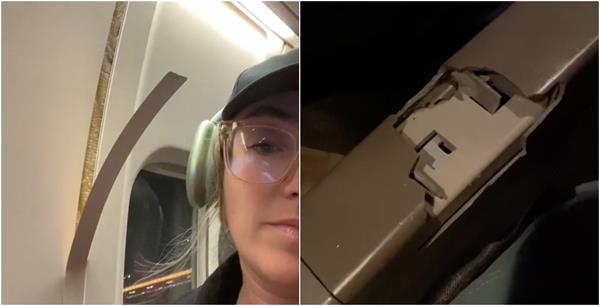 【视频】一名乘客吐槽她在加拿大做飞机的恶略条件1
