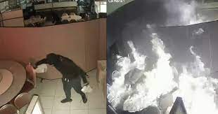 【视频】令人震惊的视频显示多伦多有人在购物中心放火1