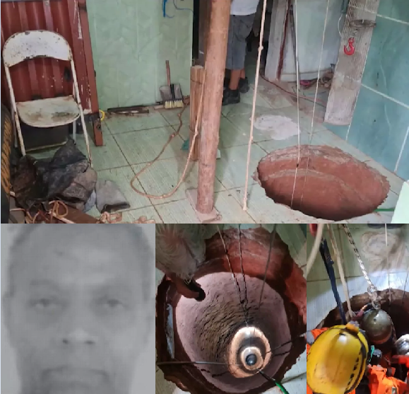 男子梦见埋金子 厨房挖12层楼深洞 坠入深渊1