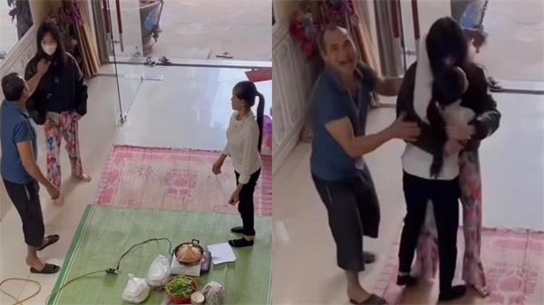 女儿春节回家后被父亲掌掴的视频在网上疯传，引发热议1