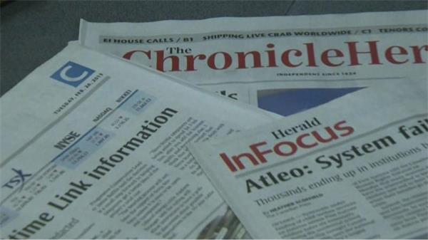 拥有23家报纸的传媒大亨申请债权人保护，负债 9400 万加元2