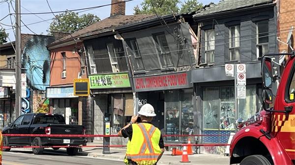 多伦多消防局称 Dundas St. W 的“倾斜”建筑面临倒塌风险1