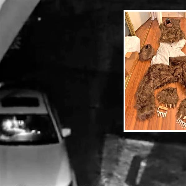 4 人涉嫌 “人穿熊装” 毁坏车辆诈骗保险被逮捕1