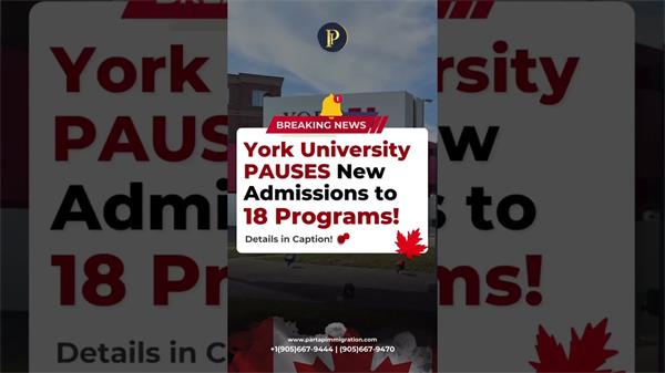 约克大学暂停 18 个学位课程的招生2