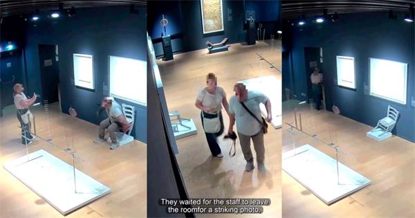 博物馆呼吁尊重艺术品,意大利“梵高椅”被游客损坏1 博物馆呼吁尊重艺术品,意大利“梵高椅”被游客损坏1