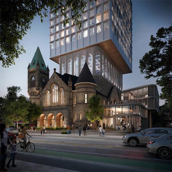 令人惊叹的多伦多古老教堂上的公寓楼,比原计划高了四倍1 令人惊叹的多伦多古老教堂上的公寓楼,比原计划高了四倍1